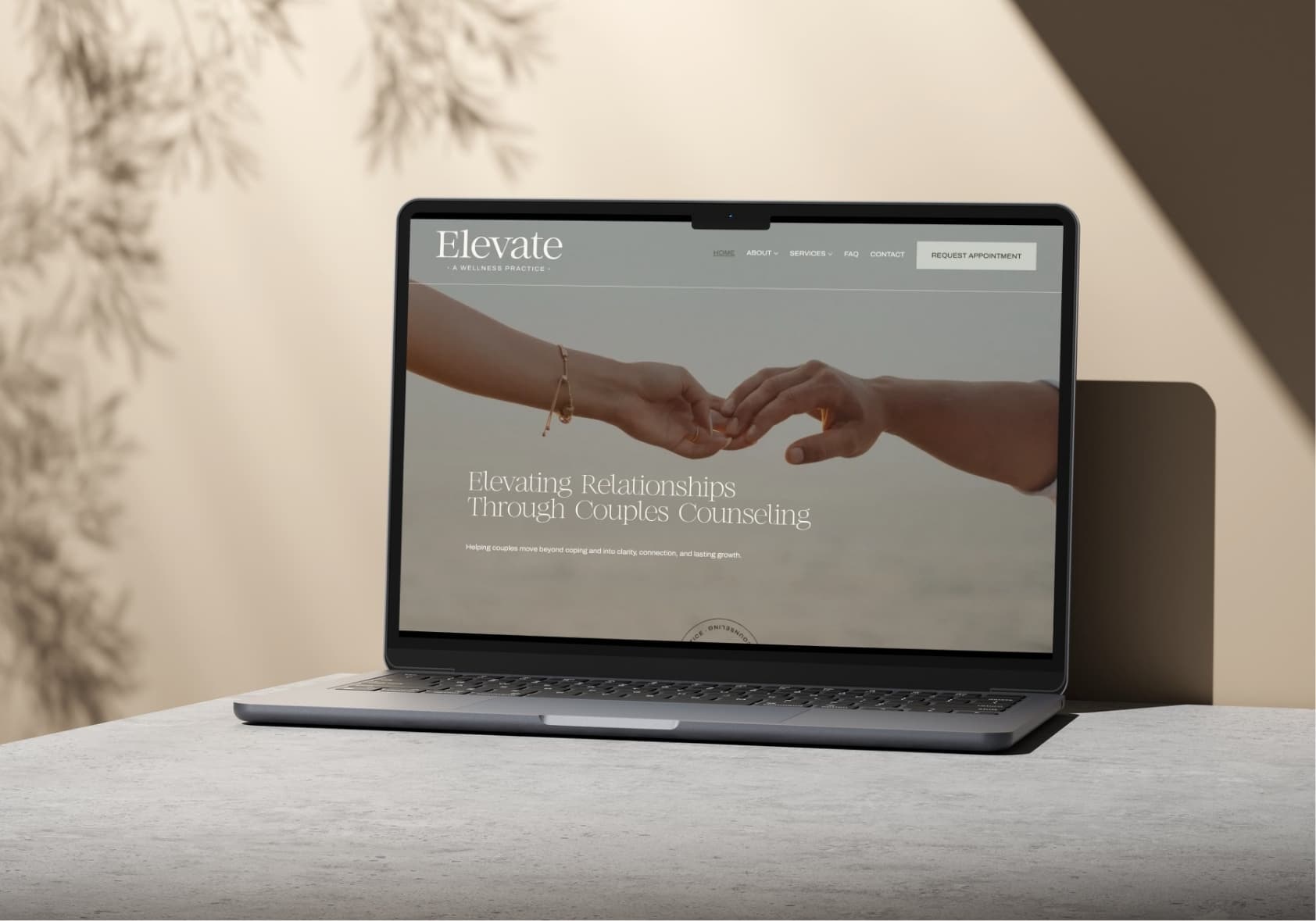 Elevate brand mockup