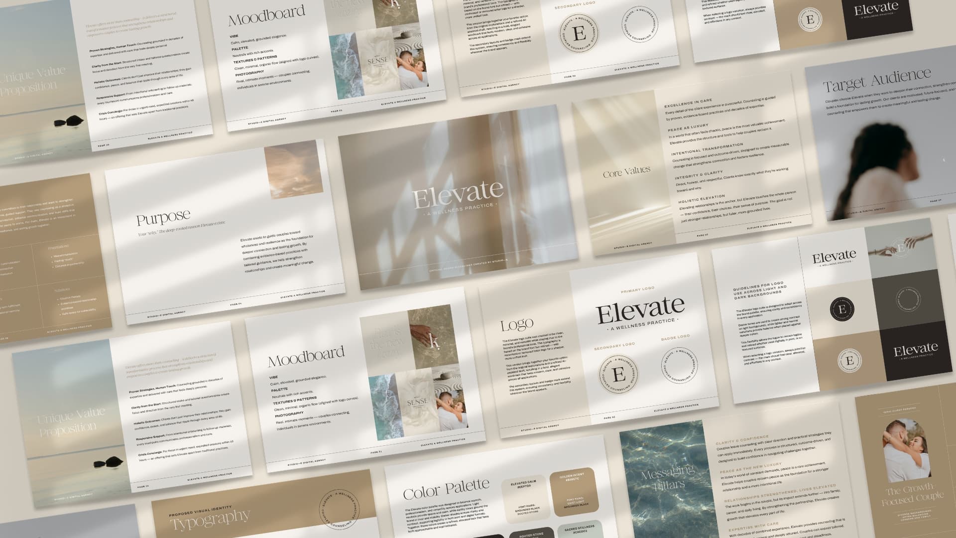 Elevate portfolio mockup